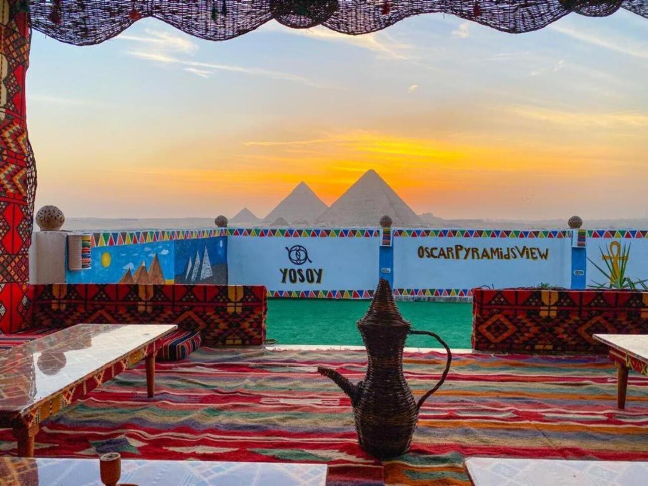 Hotel Oscar Pyramids View Nazlet el-Sîsi Esterno foto